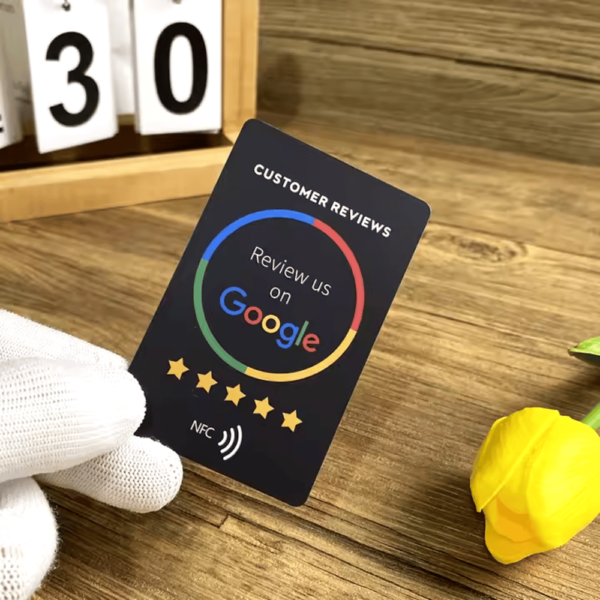 Google Review Kaart | Zwart